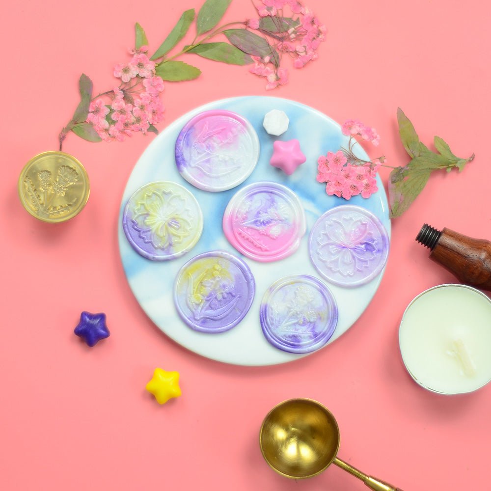 Craspire DIY Project--How To Make Floral Mix Wax Seal Stamps