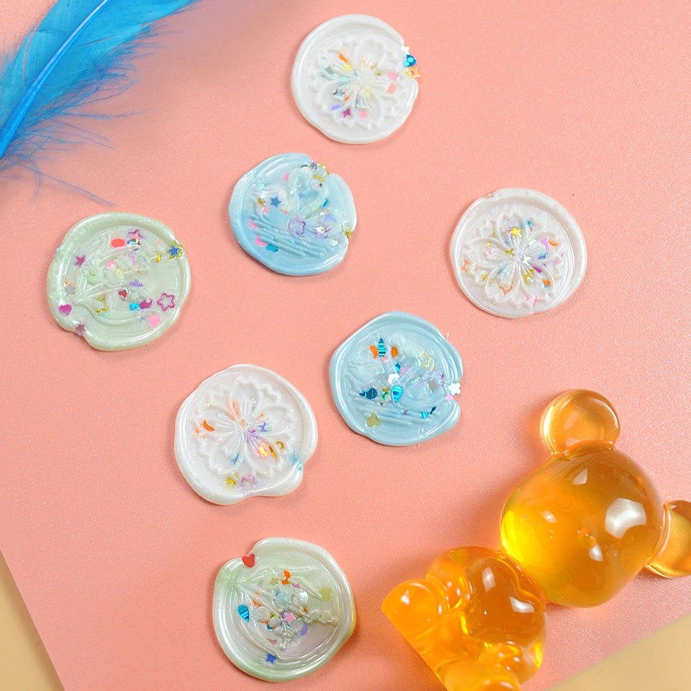 Craspire DIY Project--How To Make Pearl Sequins Wax Seal Stamps