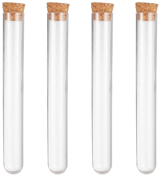 CRASPIRE 1 Box 20 Pack Transparent Clear Storage Beads Tubes 30ml