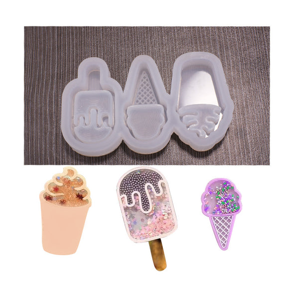 CRASPIRE Resin Casting Molds, For UV Resin, Epoxy Resin Making, with Birch  Wooden Craft Ice Cream Sticks, Mixed Color, 20x18.4x0.78cm, 2 colors,  1pc/color, 2pcs/set