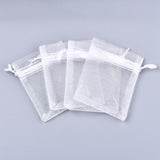 100 pc Organza Gift Bags with Drawstring, Jewelry Pouches, Wedding Party Christmas Favor Gift Bags,30x20cm