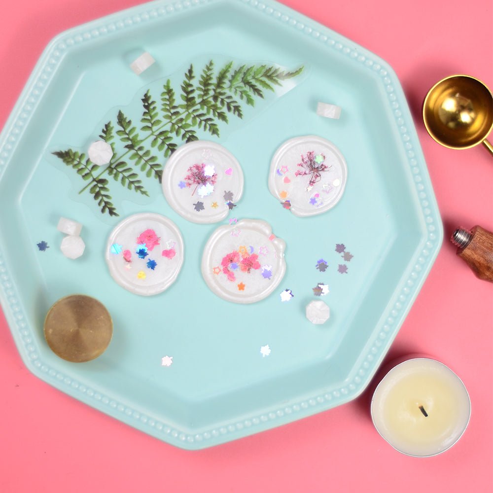Craspire DIY Project--How To Make Dried Flower Sequins Wax Seal Stamps