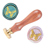 Butterfly Wood Handle Wax Seal Stamp