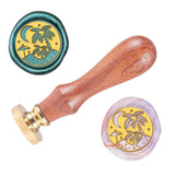 Coconut Tree Wood Handle Wax Seal Stamp