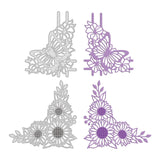 CRASPIRE Carbon Steel Cutting Dies Stencils, for DIY Scrapbooking/Photo Album, Decorative Embossing DIY Paper Card, Includes Butterflies, Fences, Sunflowers, Flowers, Forners
