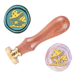 Mushroom Wood Handle Wax Seal Stamp