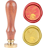 Crane-5 Wood Handle Wax Seal Stamp