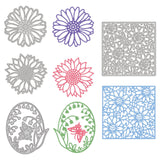 CRASPIRE daisies, sunflowers, lily of the valley, frame Carbon Steel Cutting Dies Stencils, for DIY Scrapbooking/Photo Album, Decorative Embossing DIY Paper Card