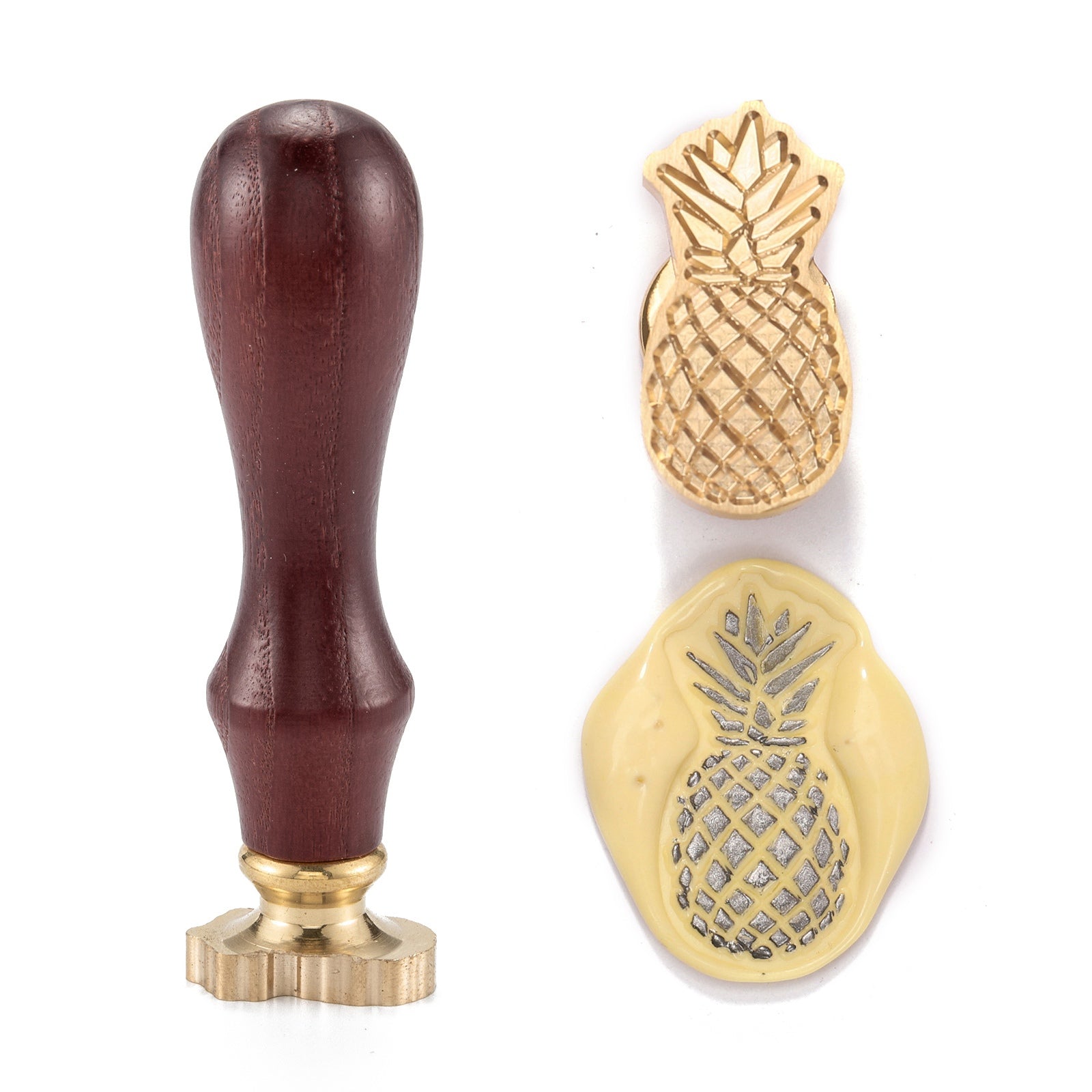 Pineapple Pattern Shaped Wax Seal Stamps