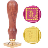 Rosemary Square Wax Seal Stamp