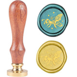 Bee Wood Handle Wax Seal Stamp