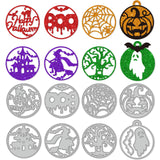 CRASPIRE Halloween, Ghost, Witch, Pumpkin Carbon Steel Cutting Dies Stencils, for DIY Scrapbooking/Photo Album, Decorative Embossing DIY Paper Card