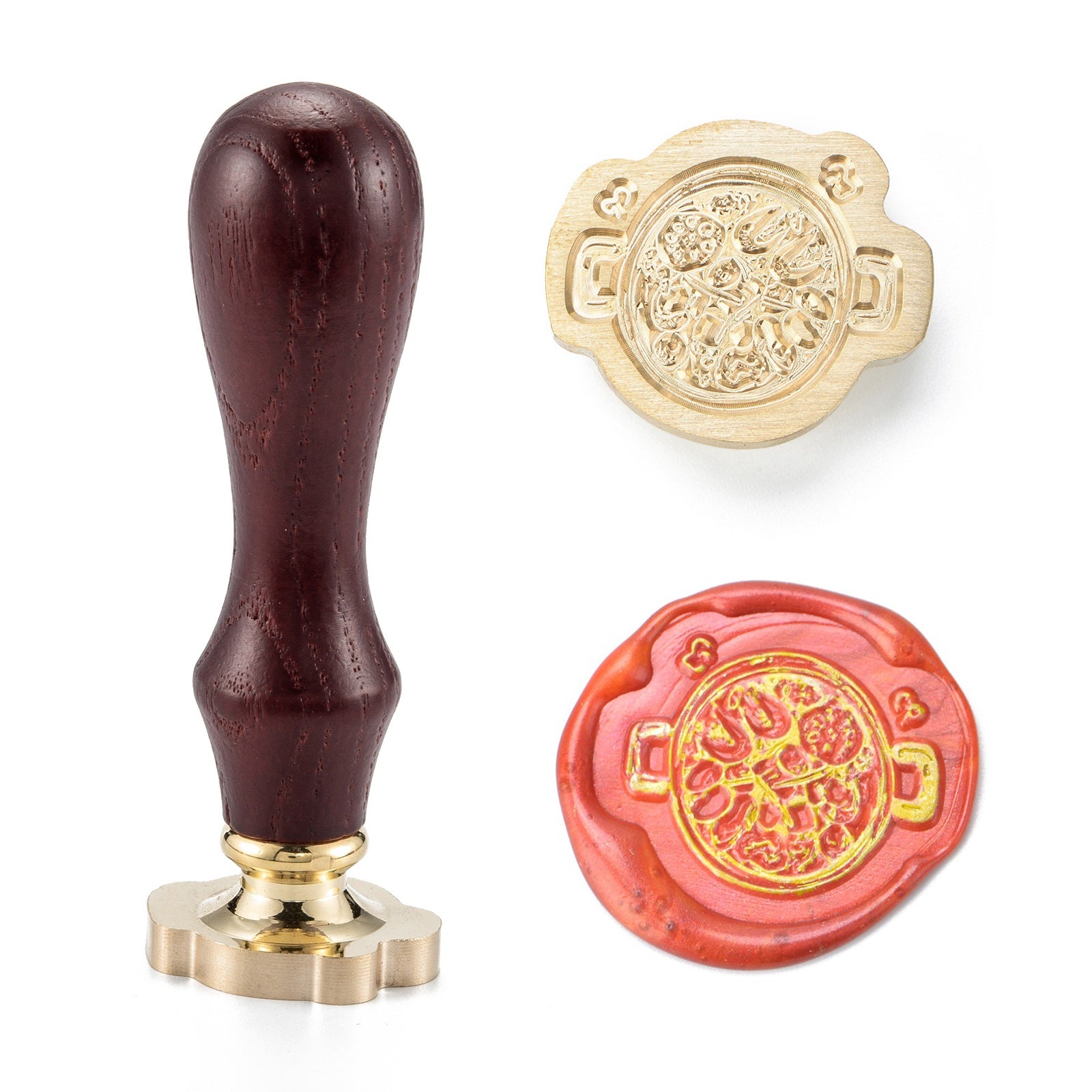 Drink Pattern Shaped Wax Seal Stamps