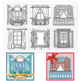 Craspire Window Clear Silicone Stamp Seal for Card Making Decoration and DIY Scrapbooking