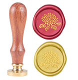 Hydrangea Wood Handle Wax Seal Stamp