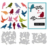 CRASPIRE Bird, Crow, Dove Carbon Steel Cutting Dies Stencils, for DIY Scrapbooking/Photo Album, Decorative Embossing DIY Paper Card