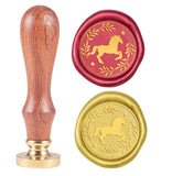 Horse Wood Handle Wax Seal Stamp