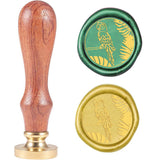 Parrot Wood Handle Wax Seal Stamp