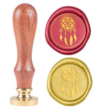 Feather Dream Catcher Wood Handle Wax Seal Stamp