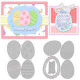 CRASPIRE Easter Egg Carbon Steel Cutting Dies Stencils, for DIY Scrapbooking/Photo Album, Decorative Embossing DIY Paper Card