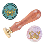 Butterfly Wood Handle Wax Seal Stamp