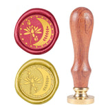 Lotus Flowers-5 Wood Handle Wax Seal Stamp