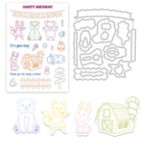 1Pc Animal Theme PVC Plastic Stamps