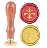 French Pattern-5 Wood Handle Wax Seal Stamp