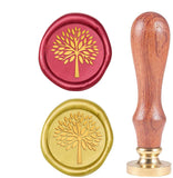 Tree Wood Handle Wax Seal Stamp