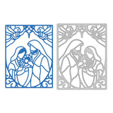CRASPIRE Nativity, Angel, Frame, Stars, Pattern Carbon Steel Cutting Dies Stencils, for DIY Scrapbooking/Photo Album, Decorative Embossing DIY Paper Card