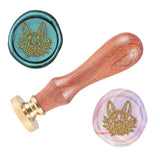 Egyptian Cat Wood Handle Wax Seal Stamp