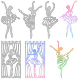 CRASPIRE Ballet, Doors and Windows Carbon Steel Cutting Dies Stencils, for DIY Scrapbooking/Photo Album, Decorative Embossing DIY Paper Card