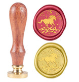 Horse Wood Handle Wax Seal Stamp