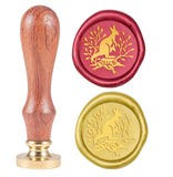 Kangaroo Wood Handle Wax Seal Stamp