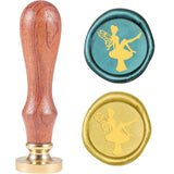 Elves-5 Wood Handle Wax Seal Stamp