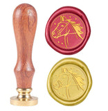 Horse Wood Handle Wax Seal Stamp