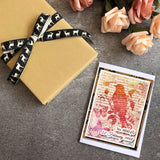 Craspire PVC Stamps, for DIY Scrapbooking, Photo Album Decorative, Cards Making, Stamp Sheets, Film Frame, Rose Pattern, 21x14.8x0.3cm