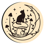 Moon Vine Mushroom Diamond Cat Wax Seal Stamps
