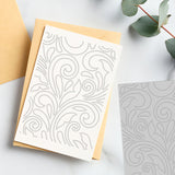 CRASPIRE Swirl Carbon Steel Cutting Dies Stencils, for DIY Scrapbooking/Photo Album, Decorative Embossing DIY Paper Card