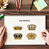 Craspire Crown Queen King Gem Vintage Clear Silicone Stamp Seal for Card Making Decoration and DIY Scrapbooking