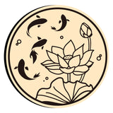 Lotus leaf Goldfish Wax Seal Stamps