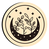 Plant and Moon Wax Seal Stamps