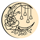 Moon and Rose Wax Seal Stamps