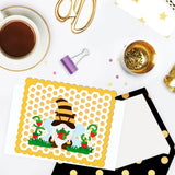 CRASPIRE Gnome Elf, Butterfly, Bee, Strawberry, Mushroom Carbon Steel Cutting Dies Stencils, for DIY Scrapbooking/Photo Album, Decorative Embossing DIY Paper Card