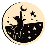 Cat Star Moon Wax Seal Stamps