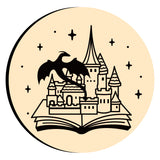 Book Castle Dragon Star Wax Seal Stamps