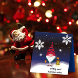 CRASPIRE Santa Claus, Christmas Tree, Christmas Wreath, Stick Pond, Gingerbread Man Carbon Steel Cutting Dies Stencils, for DIY Scrapbooking/Photo Album, Decorative Embossing DIY Paper Card