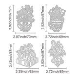 CRASPIRE Christmas Candy Carbon Steel Cutting Dies Stencils, for DIY Scrapbooking/Photo Album, Decorative Embossing DIY Paper Card