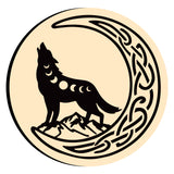 Moon Phase Wolf Celtic knot Wax Seal Stamps