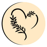 Love Olive Leaf Wax Seal Stamps